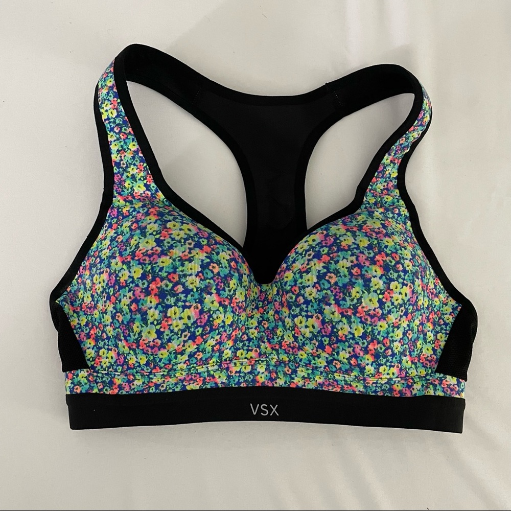 FLORAL VS SPORTS BRA
